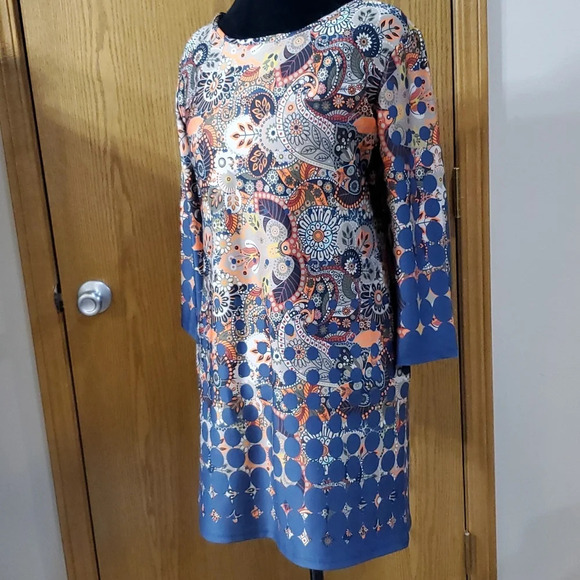 mely Dresses & Skirts - Mely new york paisley floral multicolored long sleeve dress